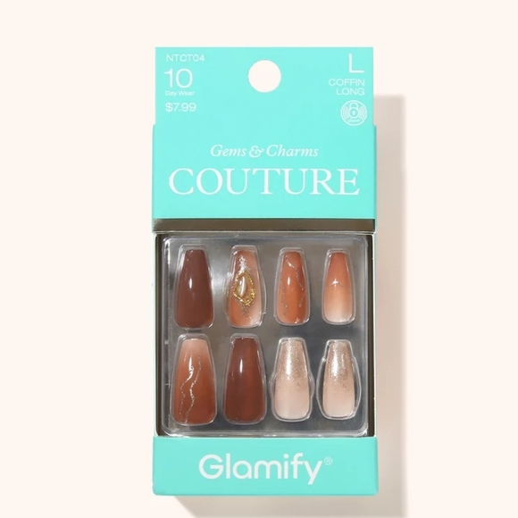 Glamify Couture Other - Glamify Couture Coffin Long Nail Set NIB